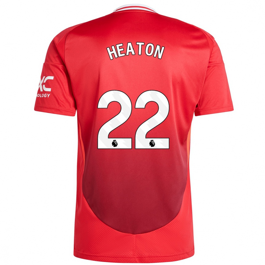 Hombre Fútbol Camiseta Tom Heaton #22 Rojo Brillante 1ª Equipación 2024/25 México