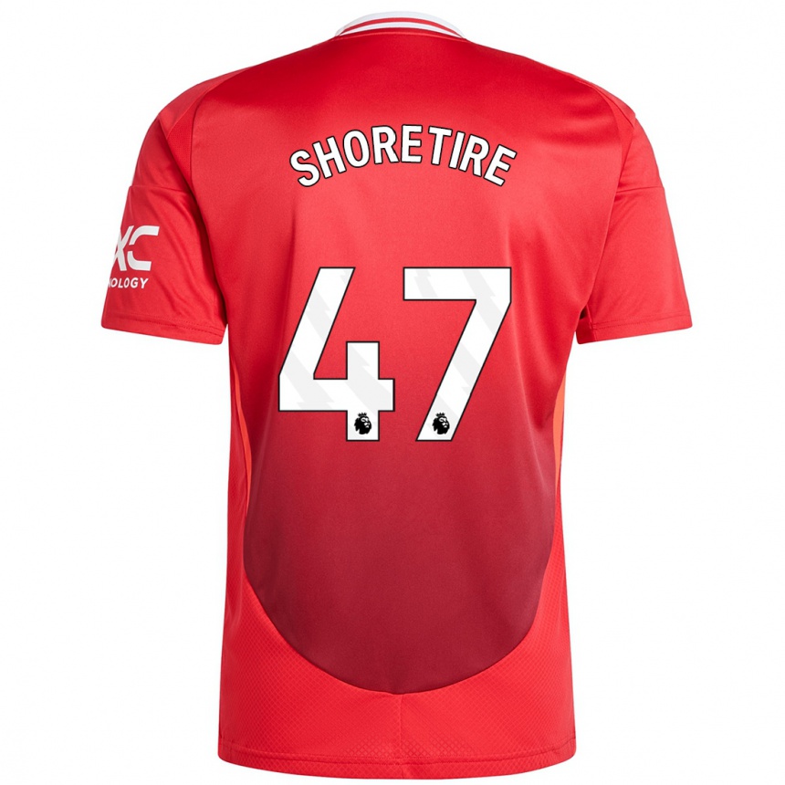 Hombre Fútbol Camiseta Shola Shoretire #47 Rojo Brillante 1ª Equipación 2024/25 México