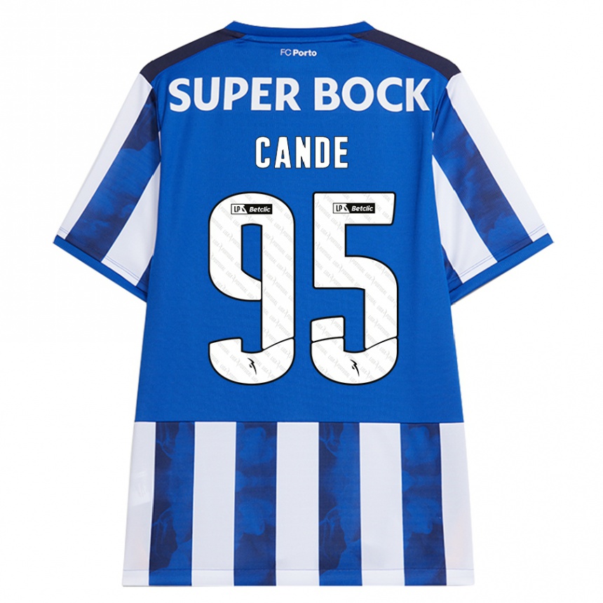 Hombre Fútbol Camiseta Anhá Cande #95 Azul Blanco 1ª Equipación 2024/25 México