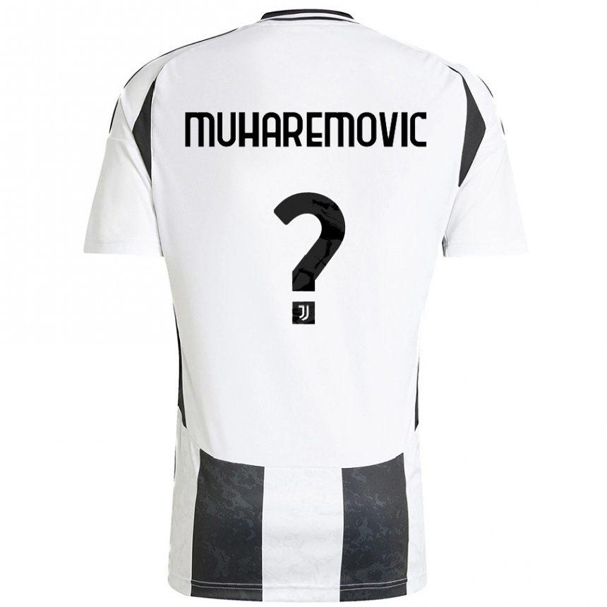 Hombre Fútbol Camiseta Tarik Muharemovic #0 Blanco Negro 1ª Equipación 2024/25 México