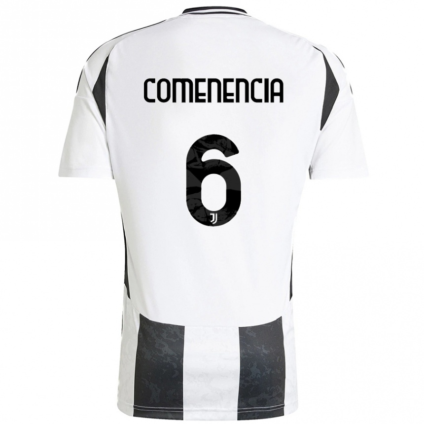 Hombre Fútbol Camiseta Livano Comenencia #6 Blanco Negro 1ª Equipación 2024/25 México