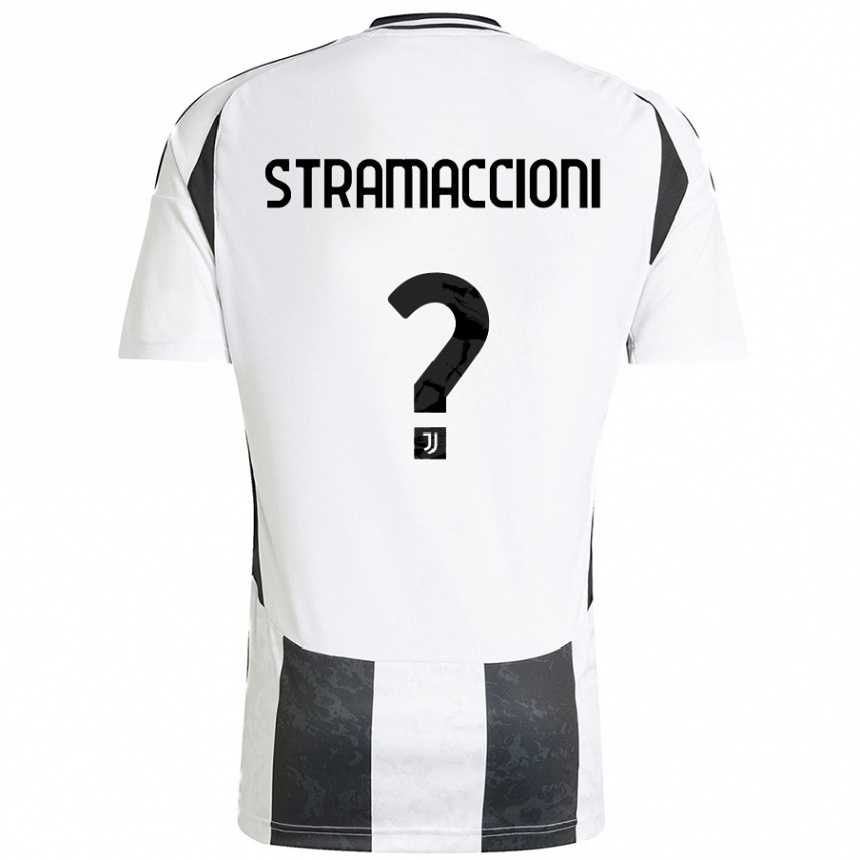 Hombre Fútbol Camiseta Diego Stramaccioni #0 Blanco Negro 1ª Equipación 2024/25 México