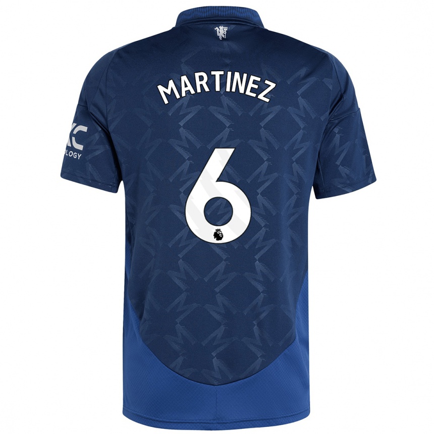 Hombre Fútbol Camiseta Lisandro Martínez #6 Índigo 2ª Equipación 2024/25 México