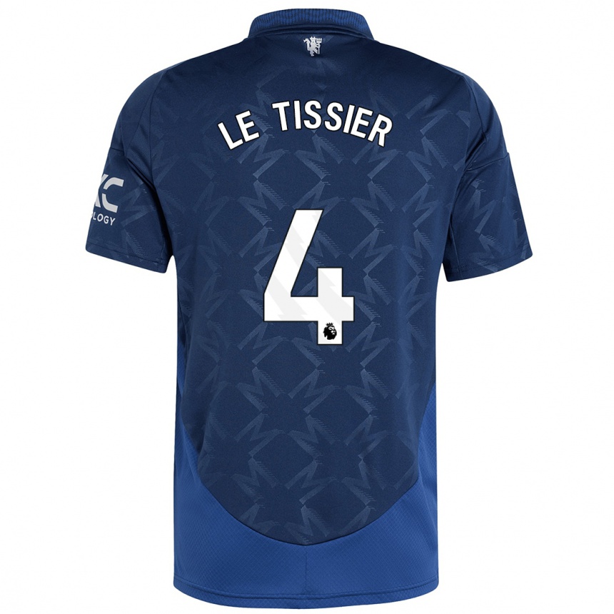 Hombre Fútbol Camiseta Maya Le Tissier #4 Índigo 2ª Equipación 2024/25 México