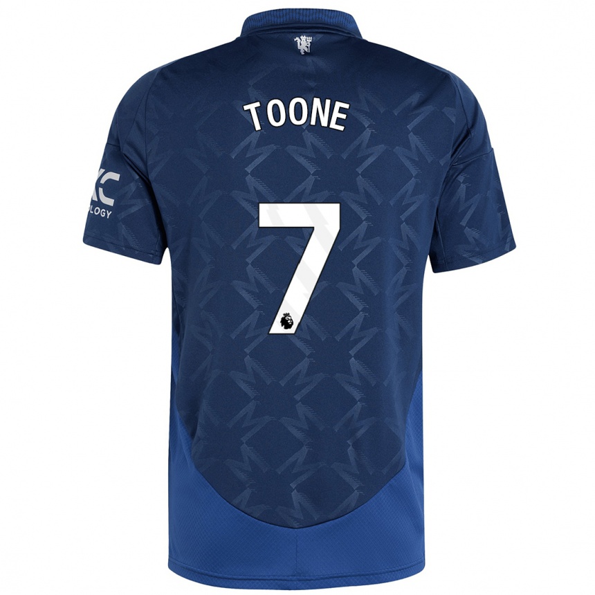 Hombre Fútbol Camiseta Ella Toone #7 Índigo 2ª Equipación 2024/25 México