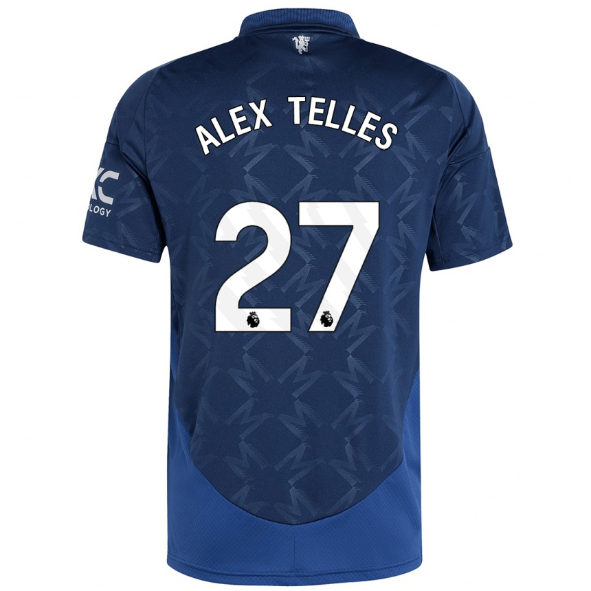 Hombre Fútbol Camiseta Alex Nicolao Telles #27 Índigo 2ª Equipación 2024/25 México