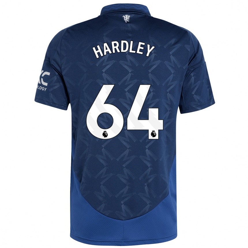 Hombre Fútbol Camiseta Bjorn Hardley #64 Índigo 2ª Equipación 2024/25 México