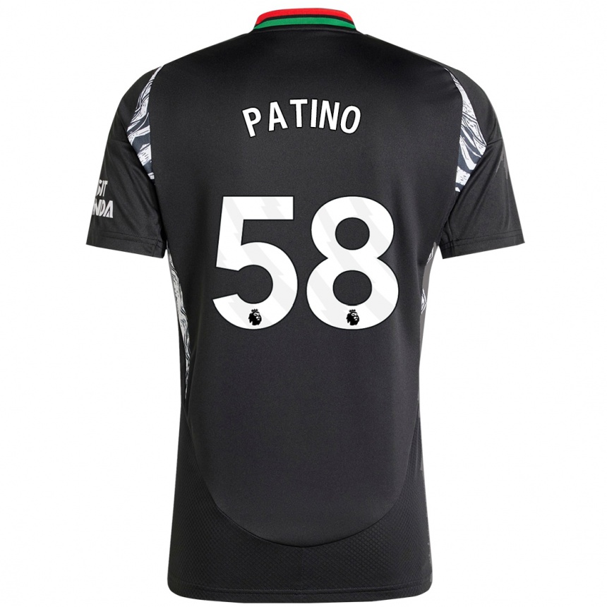 Hombre Fútbol Camiseta Charlie Patino #58 Negro 2ª Equipación 2024/25 México