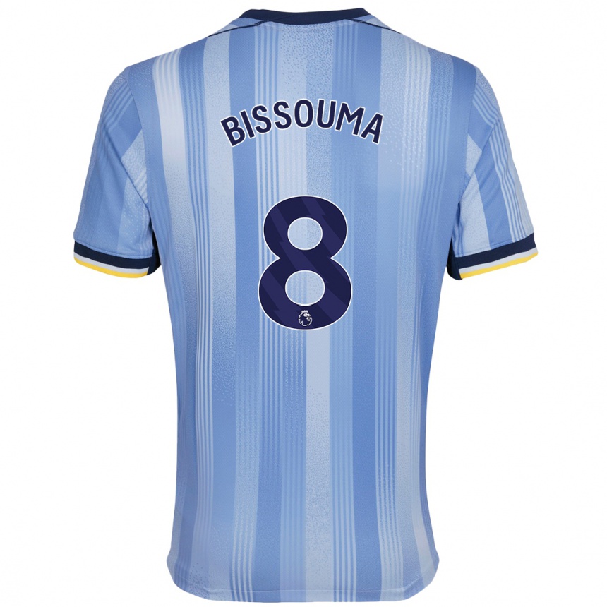 Hombre Fútbol Camiseta Yves Bissouma #8 Azul Claro 2ª Equipación 2024/25 México