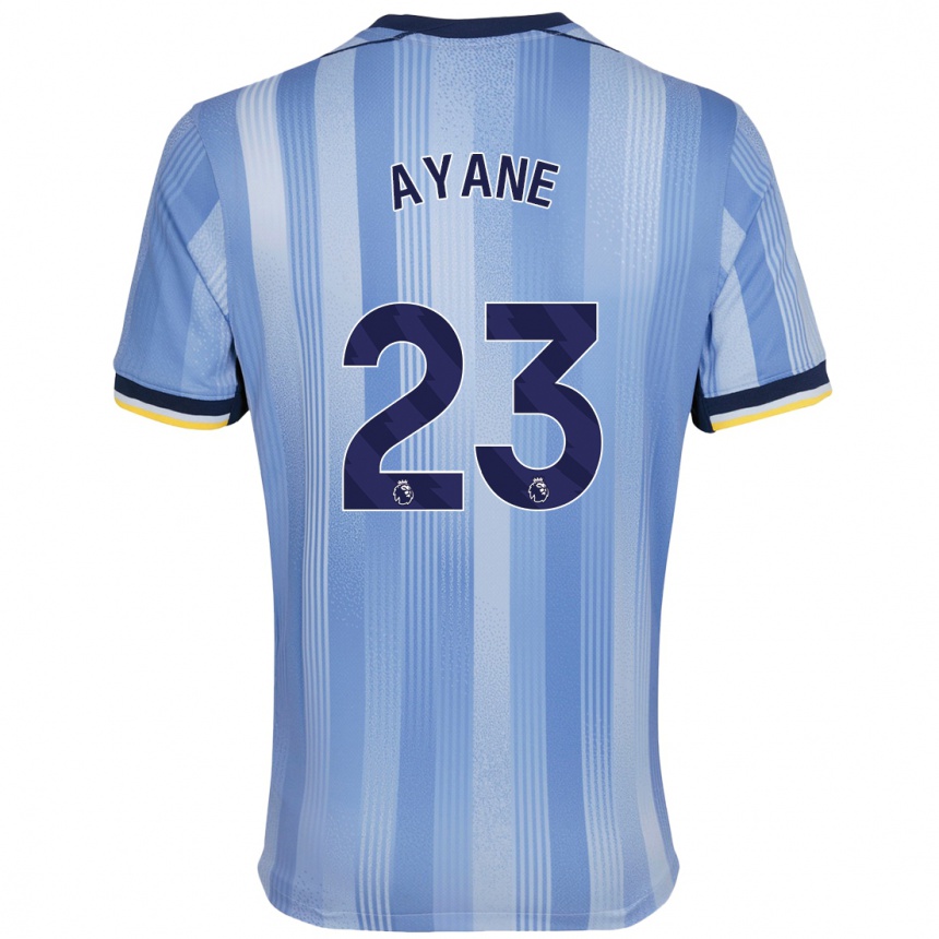 Hombre Fútbol Camiseta Rosella Ayane #23 Azul Claro 2ª Equipación 2024/25 México