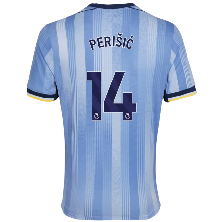 Hombre Fútbol Camiseta Ivan Perisic #14 Azul Claro 2ª Equipación 2024/25 México