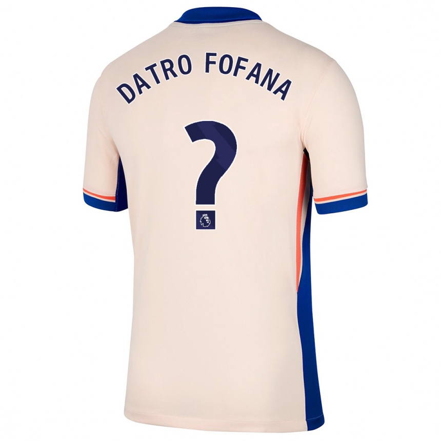 Hombre Fútbol Camiseta David Datro Fofana #0 Beige Claro 2ª Equipación 2024/25 México