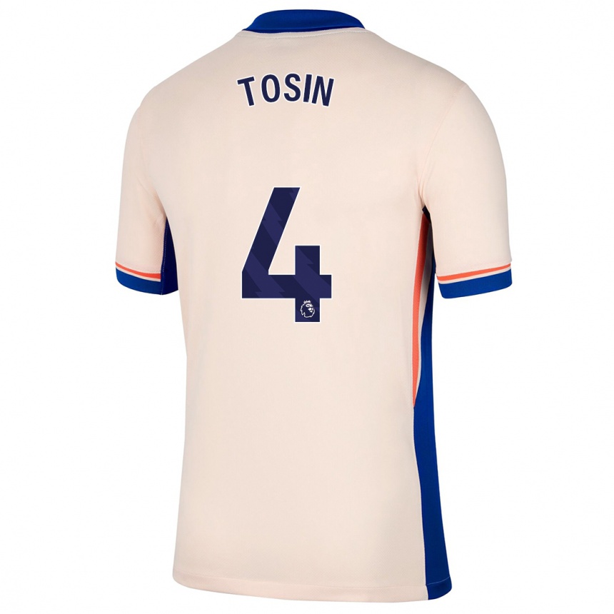 Hombre Fútbol Camiseta Tosin Adarabioyo #4 Beige Claro 2ª Equipación 2024/25 México