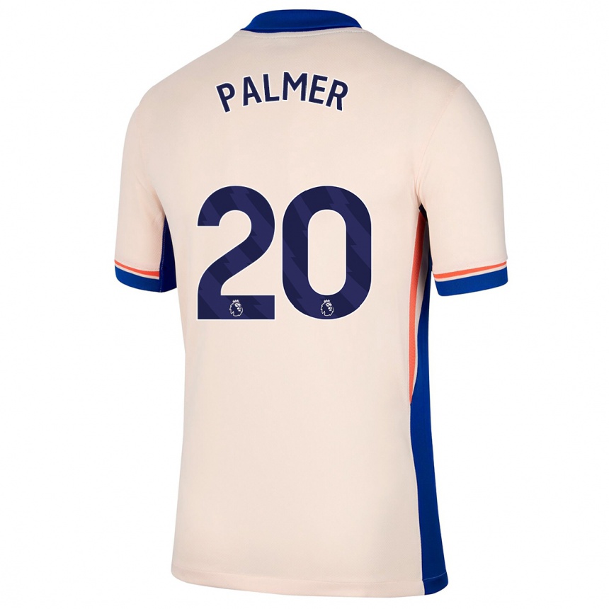 Hombre Fútbol Camiseta Cole Palmer #20 Beige Claro 2ª Equipación 2024/25 México