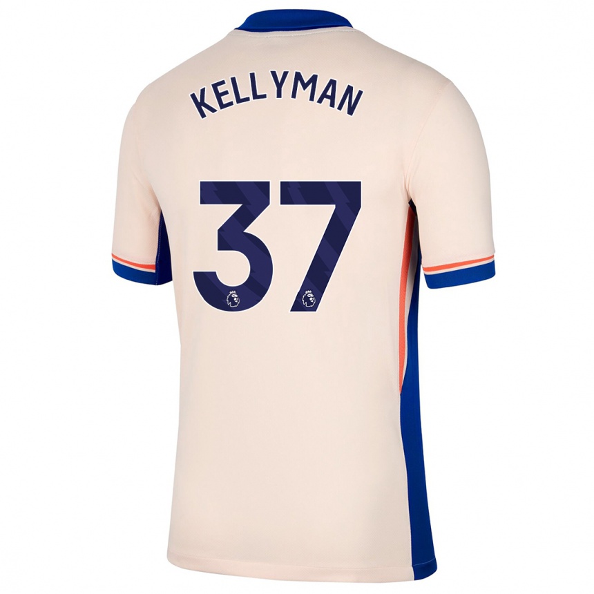 Hombre Fútbol Camiseta Omari Kellyman #37 Beige Claro 2ª Equipación 2024/25 México