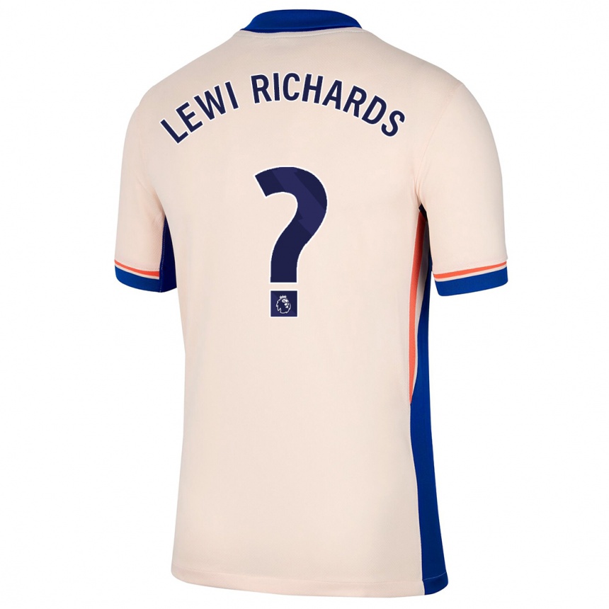 Hombre Fútbol Camiseta Lewi Richards #0 Beige Claro 2ª Equipación 2024/25 México