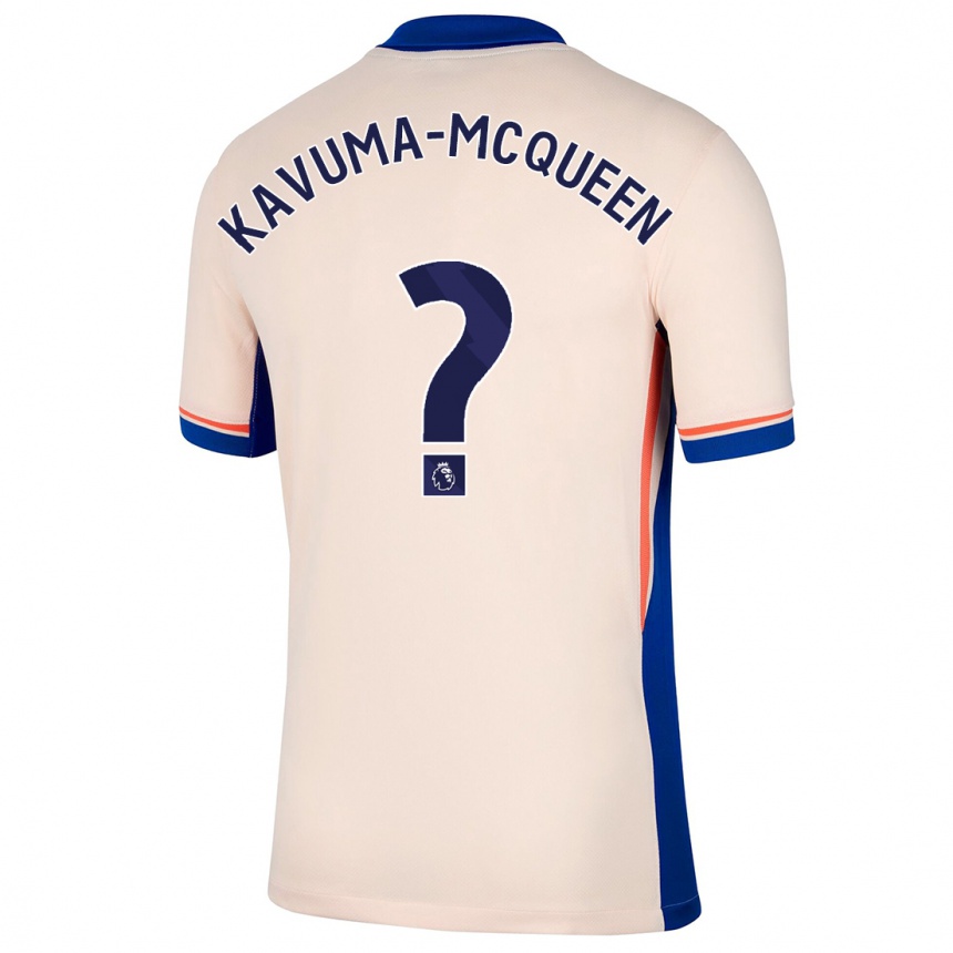 Hombre Fútbol Camiseta Ryan Kavuma-Mcqueen #0 Beige Claro 2ª Equipación 2024/25 México