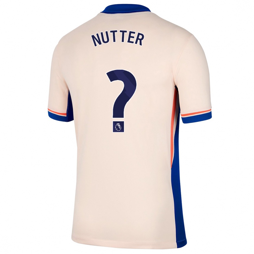 Hombre Fútbol Camiseta Walter Nutter #0 Beige Claro 2ª Equipación 2024/25 México