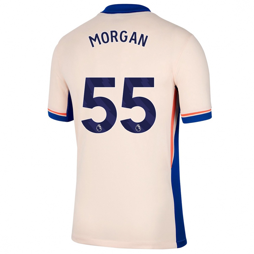 Hombre Fútbol Camiseta Jimmy-Jay Morgan #55 Beige Claro 2ª Equipación 2024/25 México