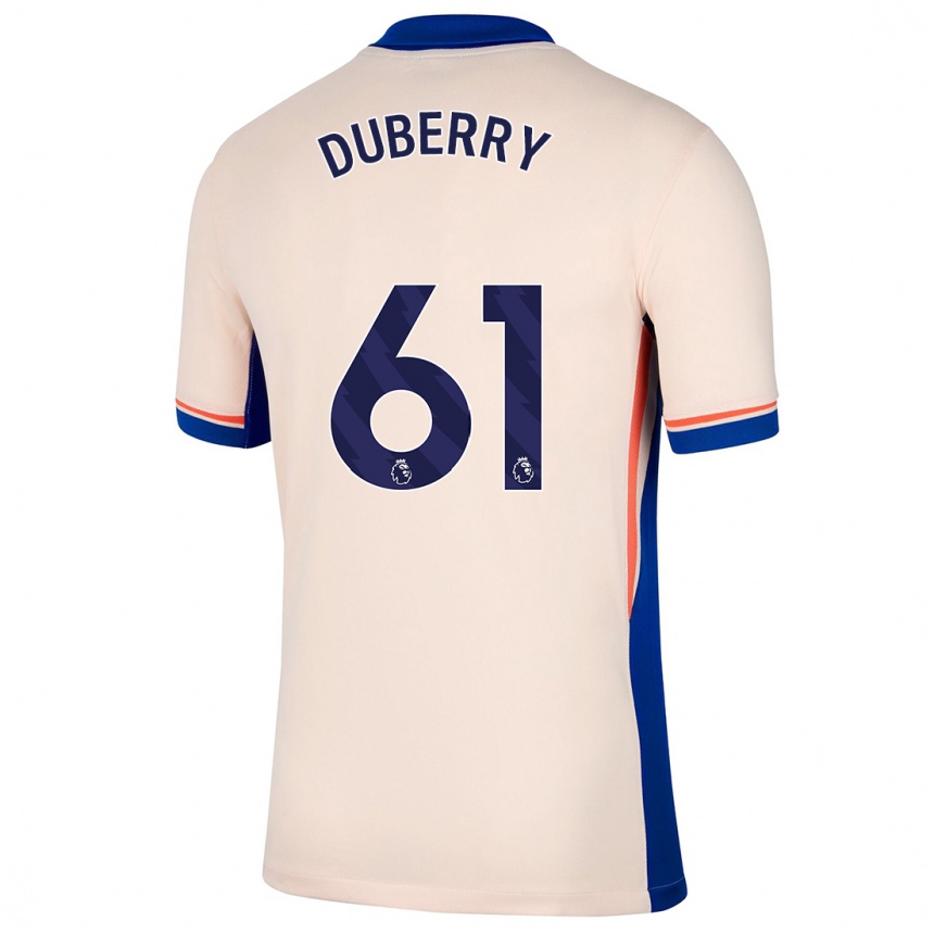 Hombre Fútbol Camiseta Zain Silcott-Duberry #61 Beige Claro 2ª Equipación 2024/25 México