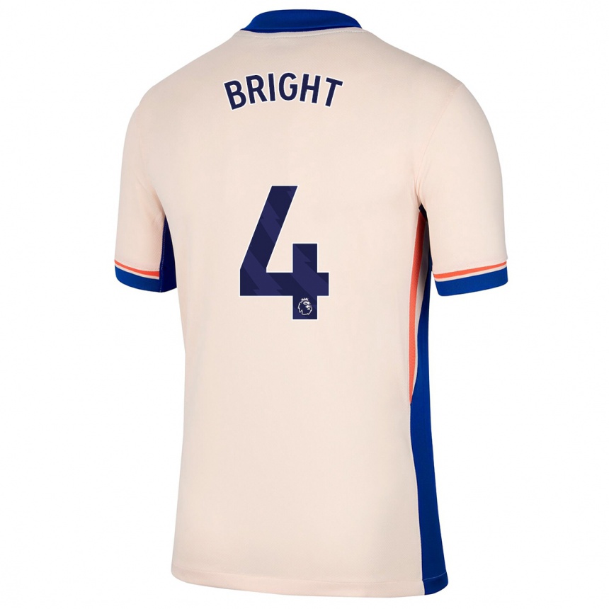 Hombre Fútbol Camiseta Millie Bright #4 Beige Claro 2ª Equipación 2024/25 México