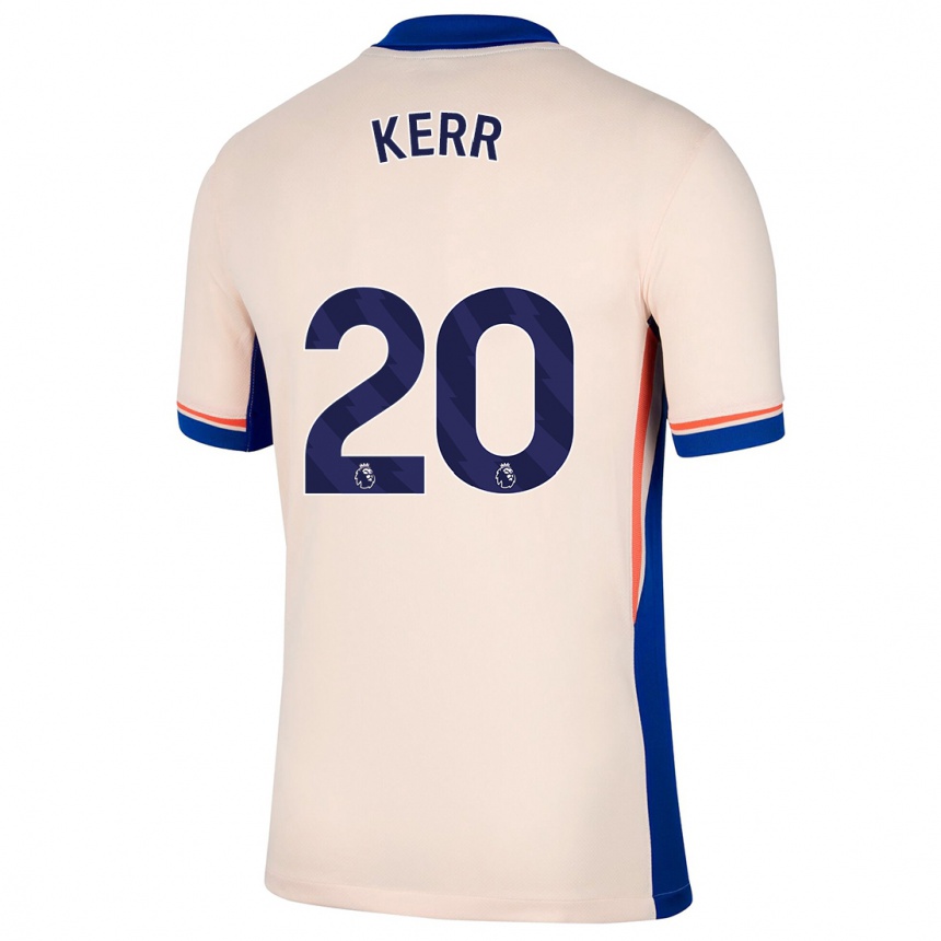 Hombre Fútbol Camiseta Sam Kerr #20 Beige Claro 2ª Equipación 2024/25 México