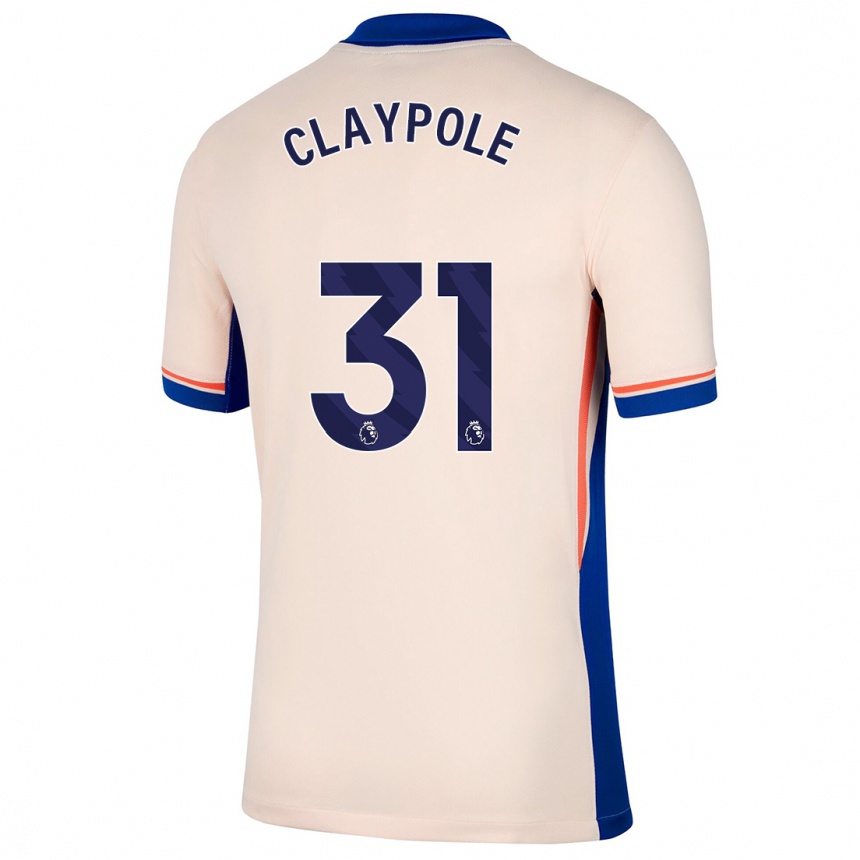 Hombre Fútbol Camiseta Aimee Claypole #31 Beige Claro 2ª Equipación 2024/25 México