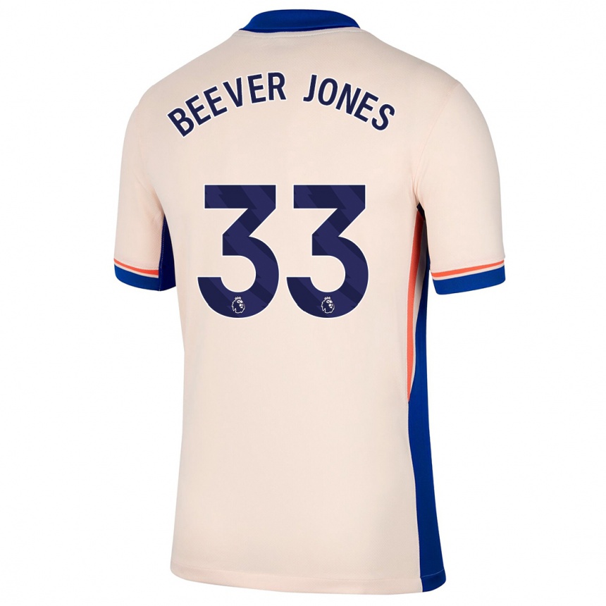 Hombre Fútbol Camiseta Aggie Beever-Jones #33 Beige Claro 2ª Equipación 2024/25 México