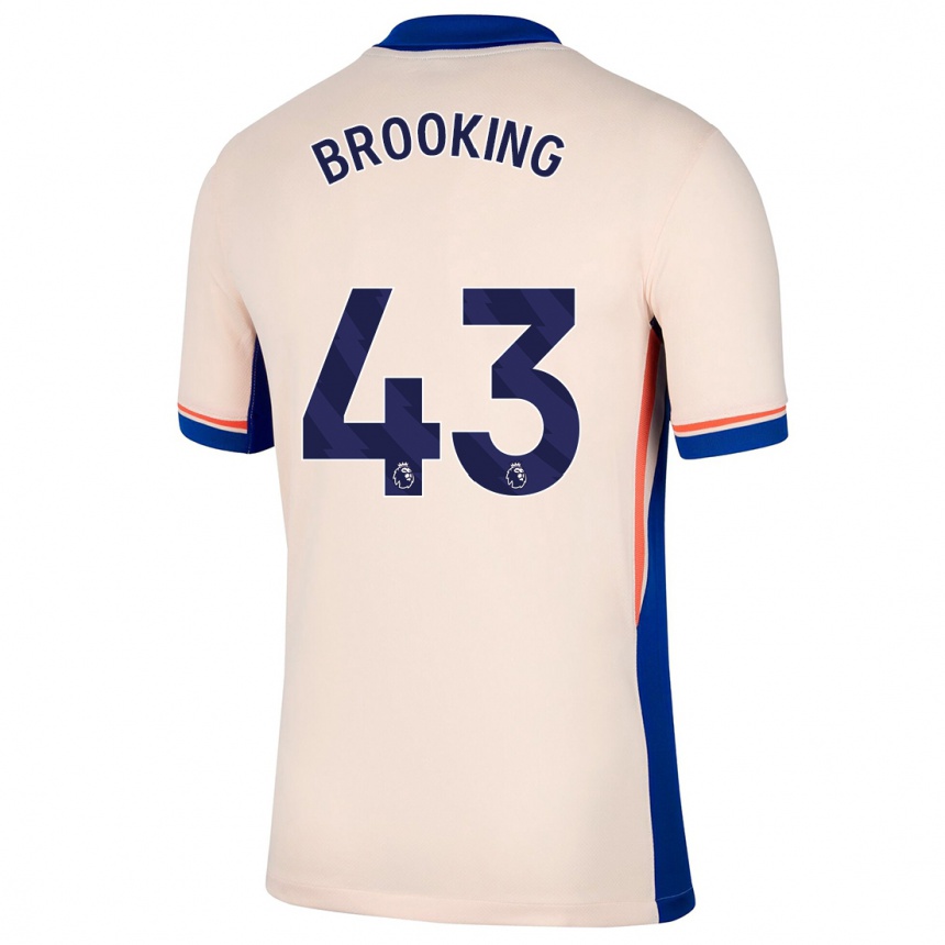 Hombre Fútbol Camiseta Josh Brooking #43 Beige Claro 2ª Equipación 2024/25 México