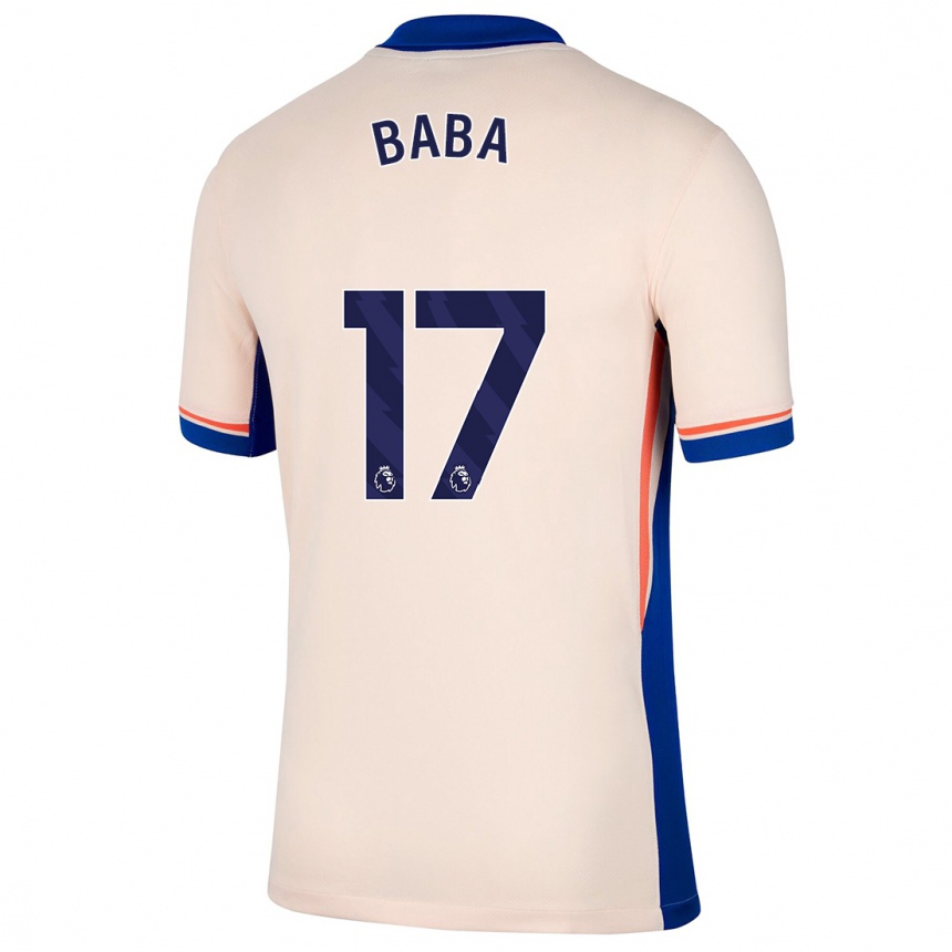 Hombre Fútbol Camiseta Abdul-Rahman Baba #17 Beige Claro 2ª Equipación 2024/25 México