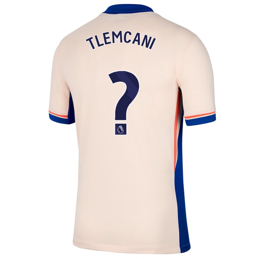 Hombre Fútbol Camiseta Sami Tlemcani #0 Beige Claro 2ª Equipación 2024/25 México