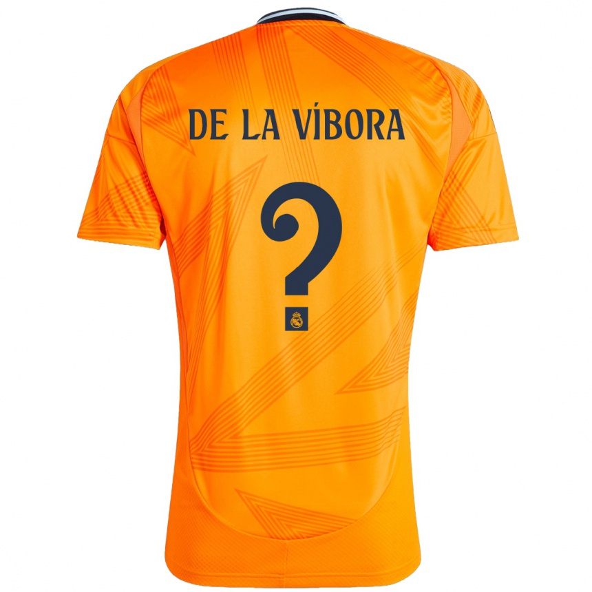 Hombre Fútbol Camiseta David De La Víbora #0 Naranja 2ª Equipación 2024/25 México