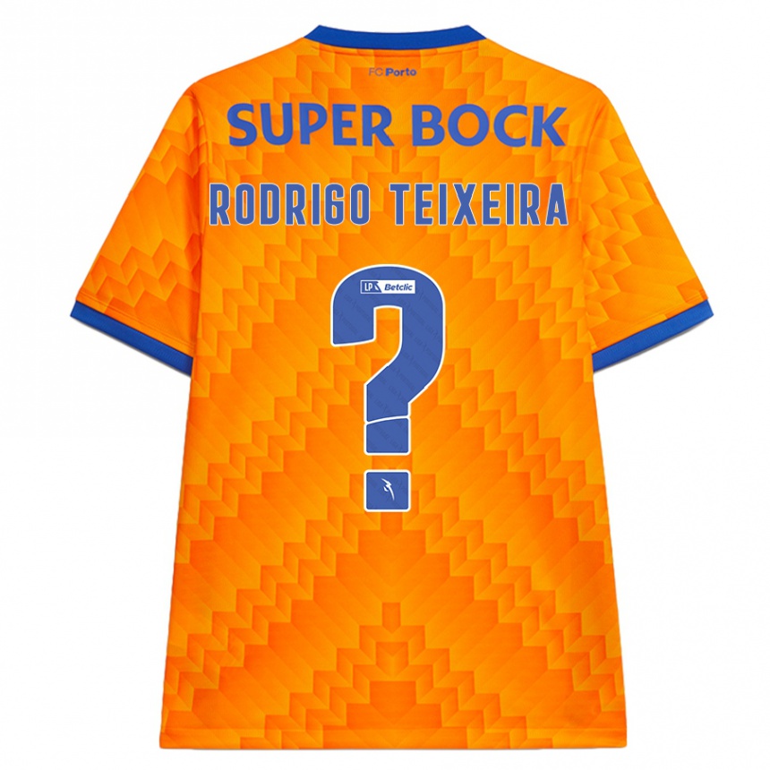 Hombre Fútbol Camiseta Rodrigo Teixeira #0 Naranja 2ª Equipación 2024/25 México