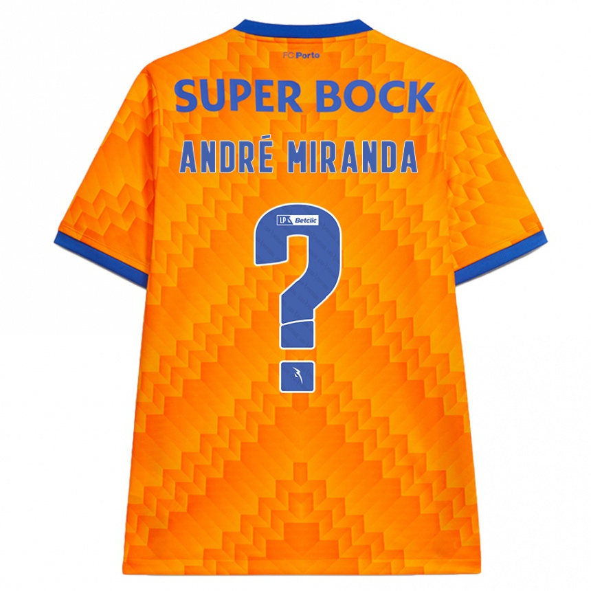 Hombre Fútbol Camiseta André Miranda #0 Naranja 2ª Equipación 2024/25 México