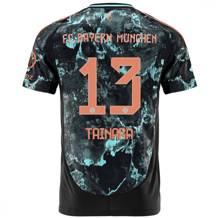 Hombre Fútbol Camiseta Tainara #13 Negro 2ª Equipación 2024/25 México