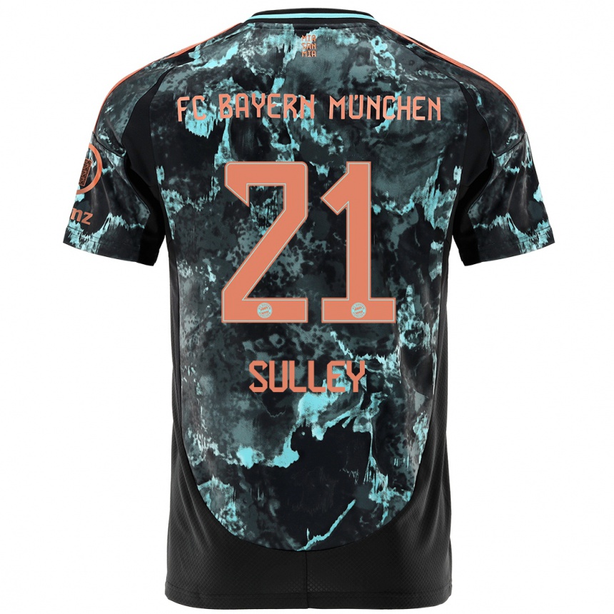 Hombre Fútbol Camiseta Williams Baffour Sulley #21 Negro 2ª Equipación 2024/25 México