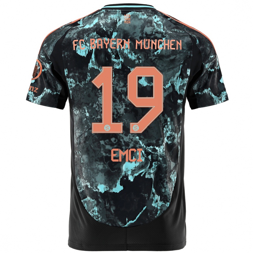 Hombre Fútbol Camiseta Ben Emci #19 Negro 2ª Equipación 2024/25 México