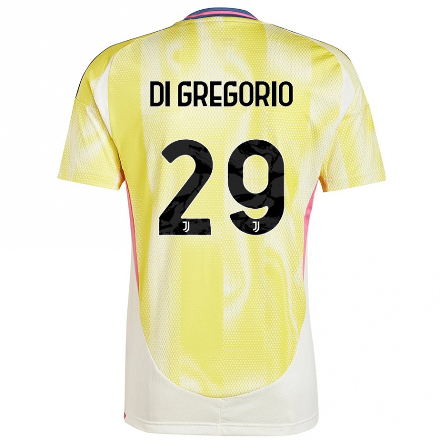 Hombre Fútbol Camiseta Michele Di Gregorio #29 Amarillo Solar 2ª Equipación 2024/25 México