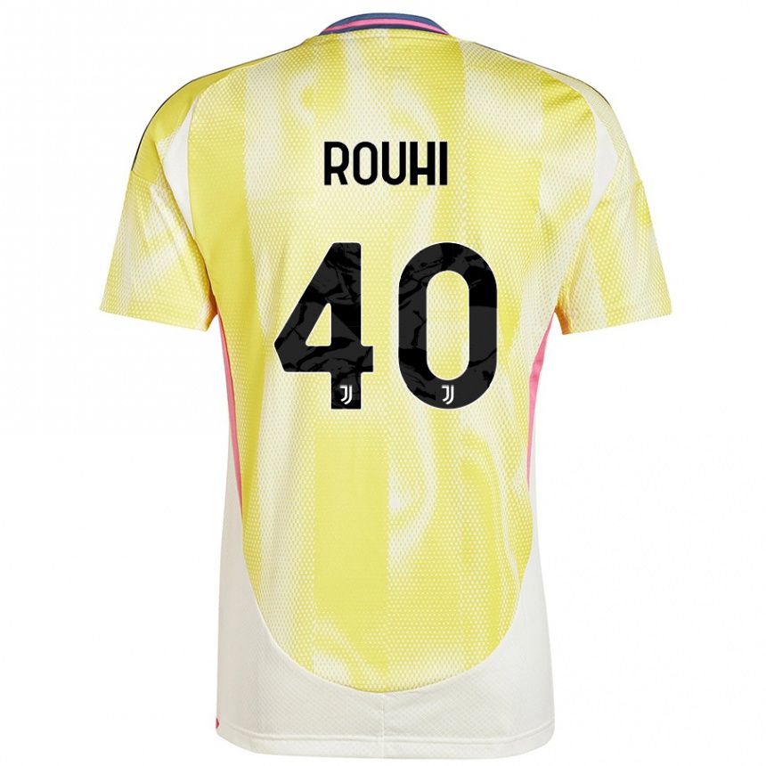 Hombre Fútbol Camiseta Jonas Rouhi #40 Amarillo Solar 2ª Equipación 2024/25 México