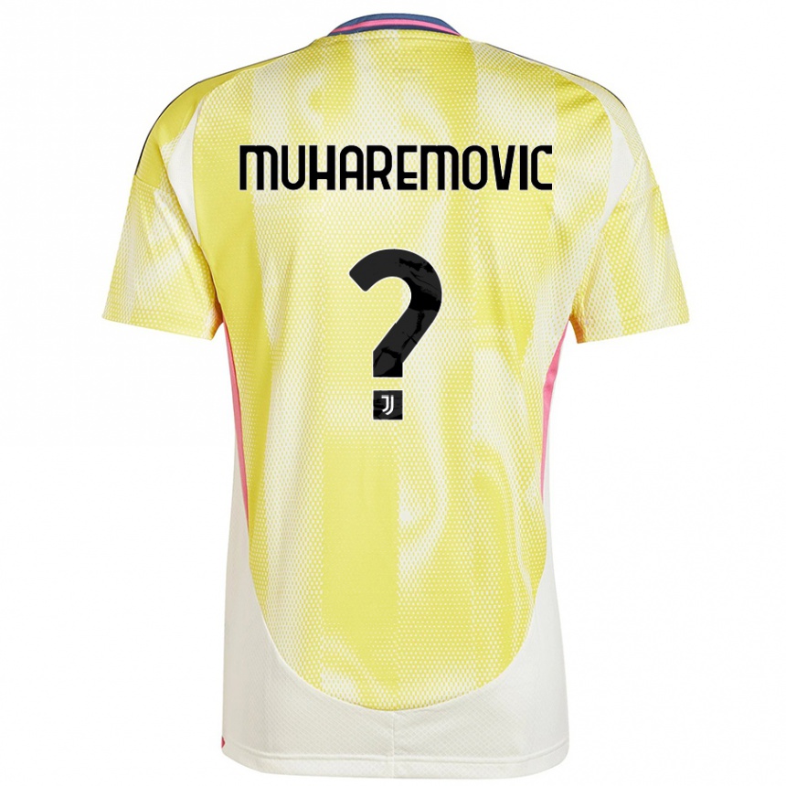 Hombre Fútbol Camiseta Tarik Muharemovic #0 Amarillo Solar 2ª Equipación 2024/25 México