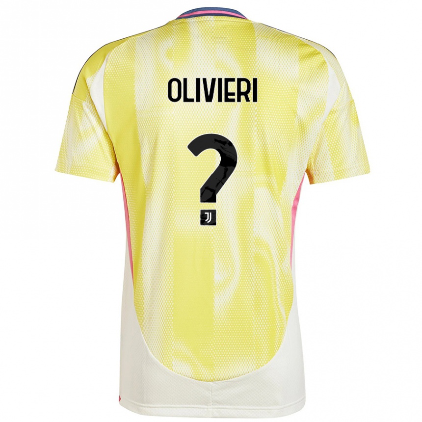 Hombre Fútbol Camiseta Marco Olivieri #0 Amarillo Solar 2ª Equipación 2024/25 México