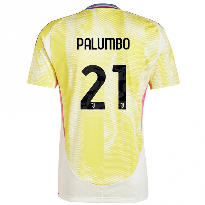 Hombre Fútbol Camiseta Martin Palumbo #21 Amarillo Solar 2ª Equipación 2024/25 México