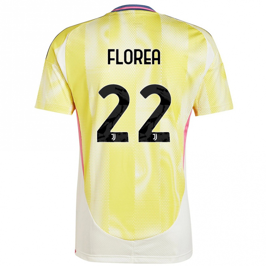 Hombre Fútbol Camiseta Andrei Florea #22 Amarillo Solar 2ª Equipación 2024/25 México