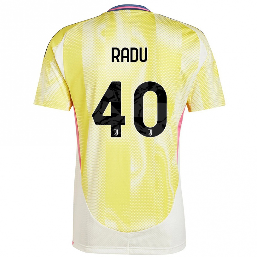 Hombre Fútbol Camiseta Riccardo Radu #40 Amarillo Solar 2ª Equipación 2024/25 México