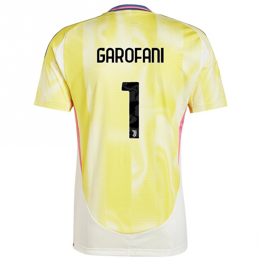 Hombre Fútbol Camiseta Giovanni Garofani #1 Amarillo Solar 2ª Equipación 2024/25 México