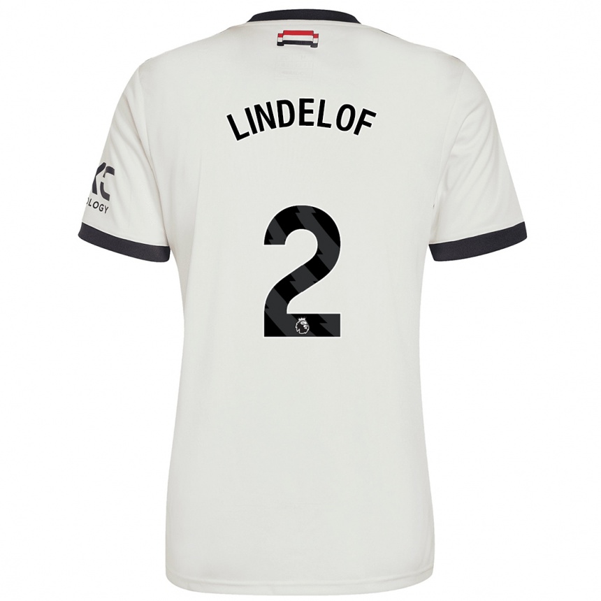 Hombre Fútbol Camiseta Victor Lindelof #2 Blanquecino Equipación Tercera 2024/25 México