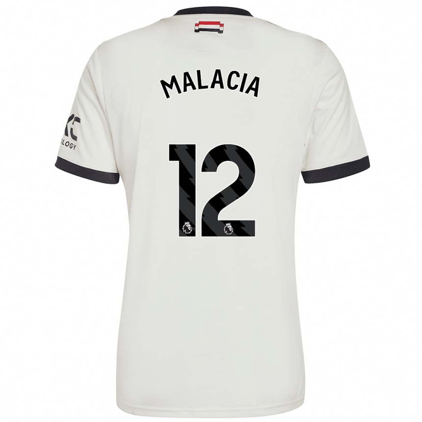 Hombre Fútbol Camiseta Tyrell Malacia #12 Blanquecino Equipación Tercera 2024/25 México