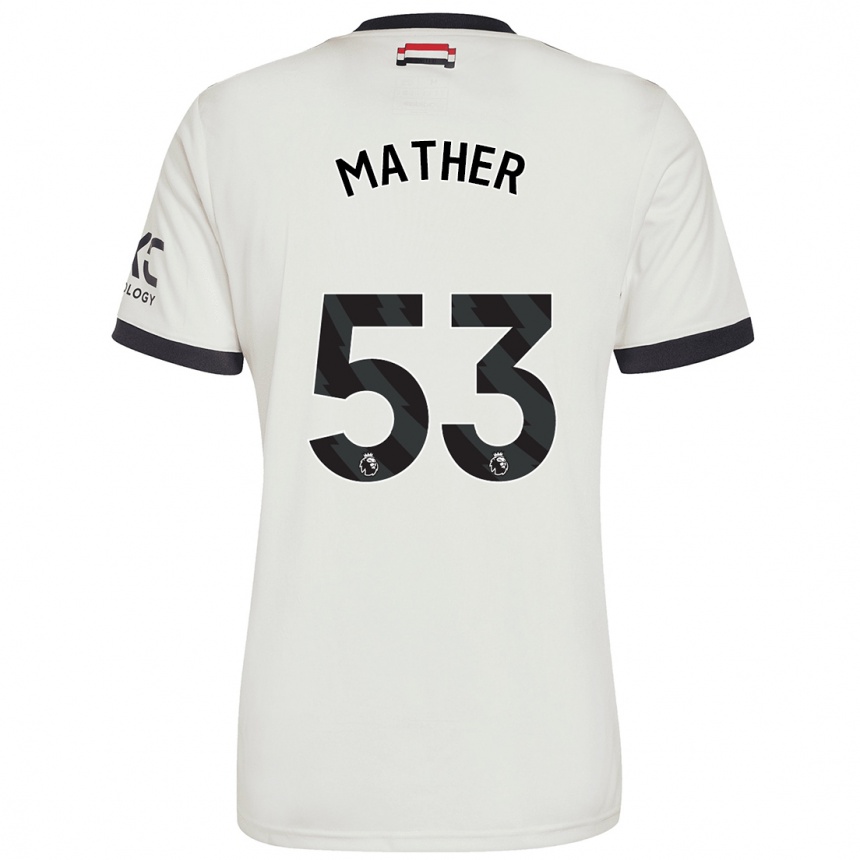 Hombre Fútbol Camiseta Sam Mather #53 Blanquecino Equipación Tercera 2024/25 México