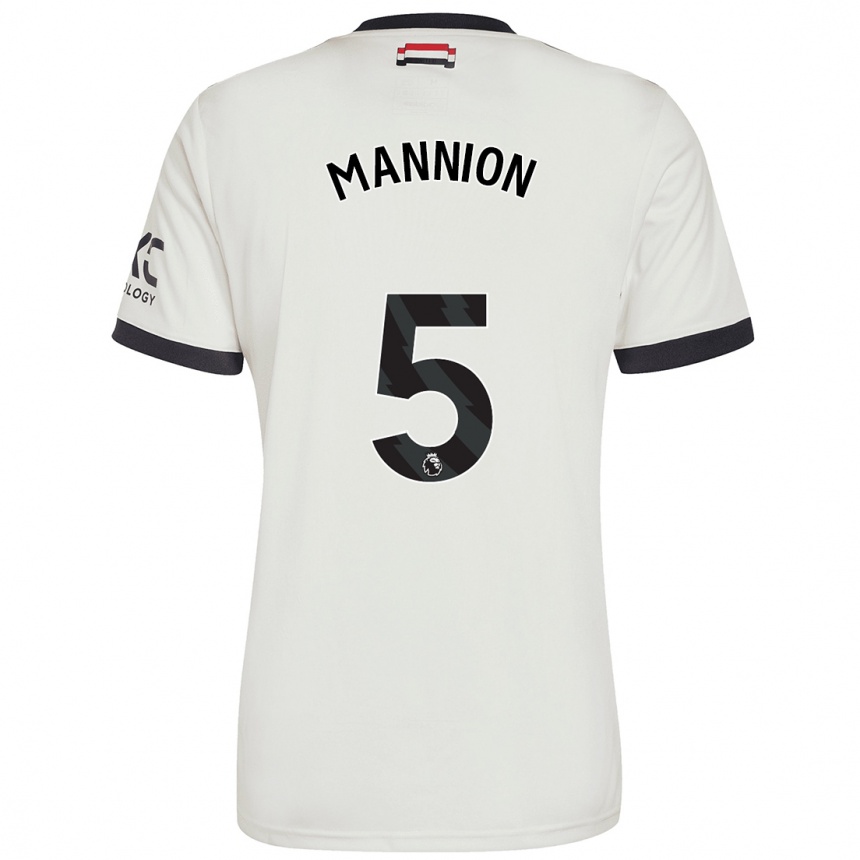 Hombre Fútbol Camiseta Aoife Mannion #5 Blanquecino Equipación Tercera 2024/25 México