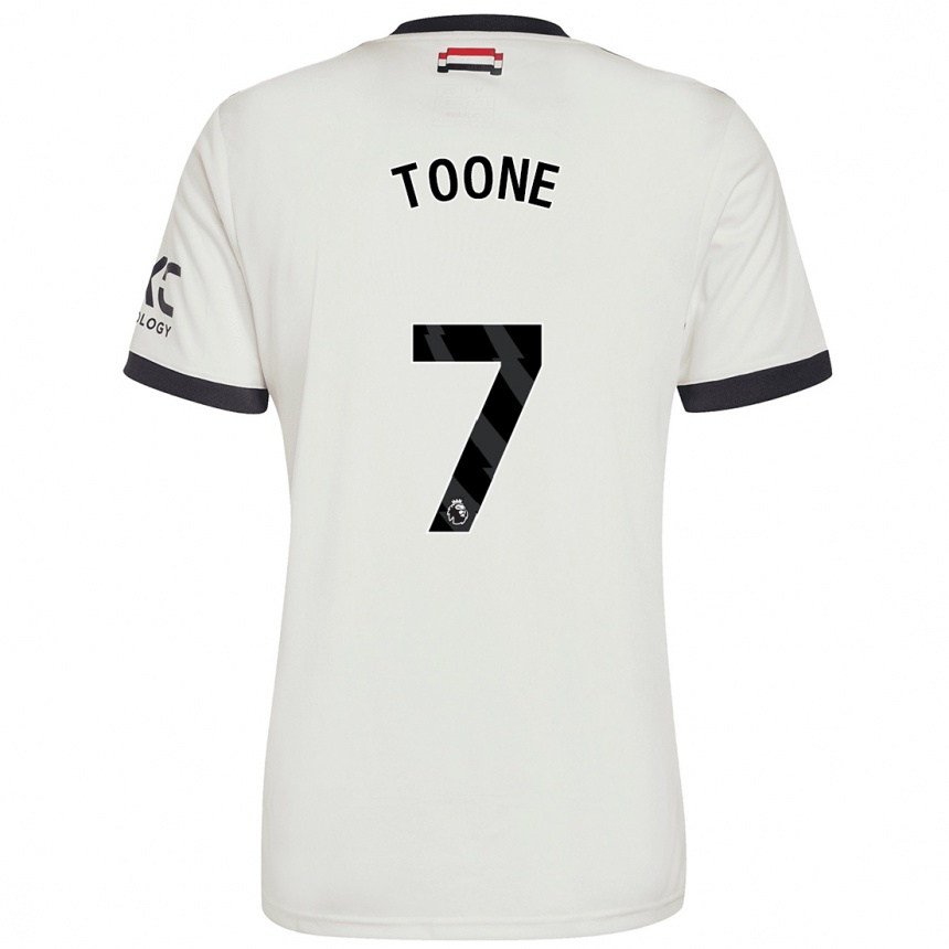 Hombre Fútbol Camiseta Ella Toone #7 Blanquecino Equipación Tercera 2024/25 México